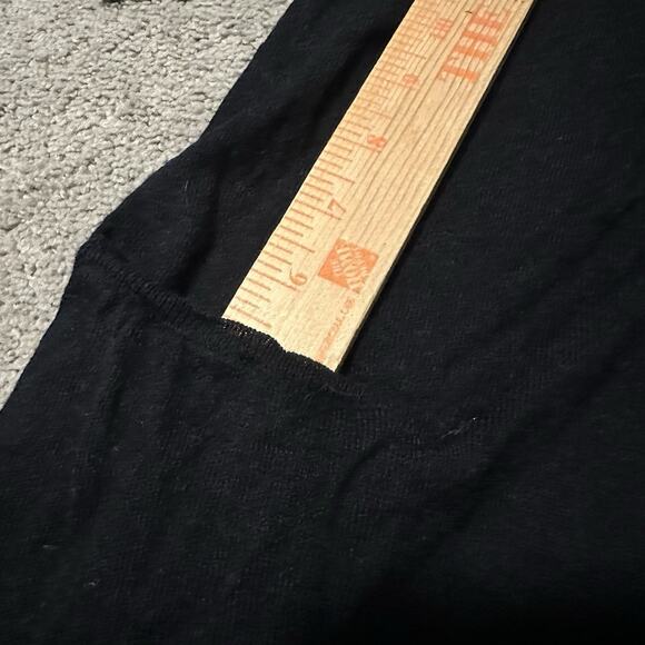 Gudrun Sjoden Small Dress Cotton Wool A-line 3/4 Sleeve Crewneck Pocket Black - Picture 11 of 11